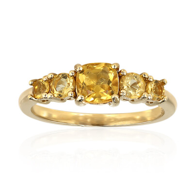 Citrine Silver Ring