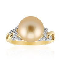 9K Kabira Golden South Sea Pearl Gold Ring (TPC)