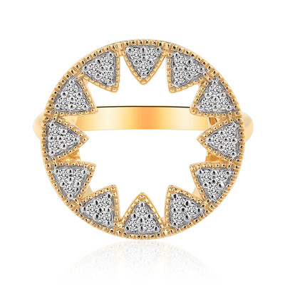 9K SI1 (G) Diamond Gold Ring (Annette)