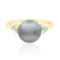 9K Tahitian Pearl Gold Ring (TPC)