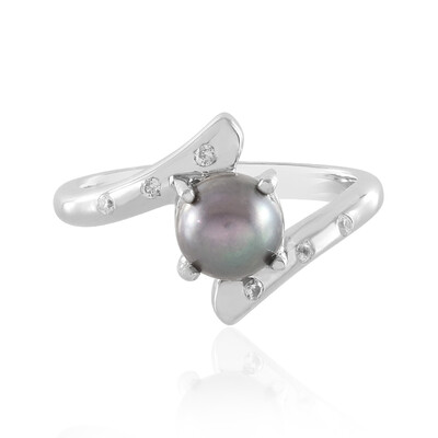 Silver Freshwater Pearl Silver Ring