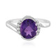 Siberian Amethyst Silver Ring