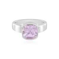 Rose de France Amethyst Silver Ring