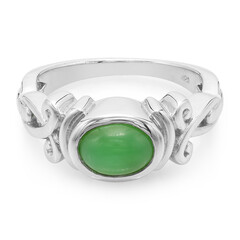 Imperial Chrysoprase Silver Ring