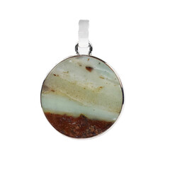 Pacific Chalcedony Silver Pendant