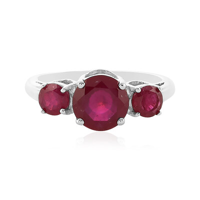 Madagascar Ruby Silver Ring