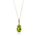 14K Dashihe Peridot Gold Necklace (CIRARI)