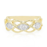 9K SI1 (G) Diamond Gold Ring