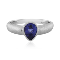 9K AAA Tanzanite Gold Ring (de Melo)