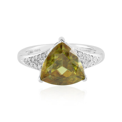 14K Sphene Gold Ring (AMAYANI)