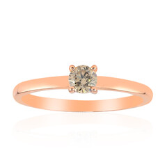 9K VS1 Argyle Rose De France Diamond Gold Ring