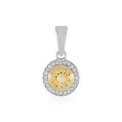 Citrine Silver Pendant