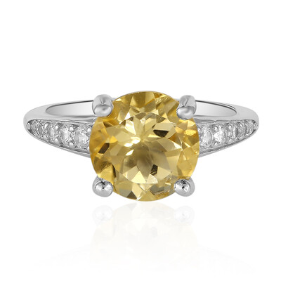 Citrine Silver Ring