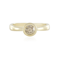 9K I2 Champagne Diamond Gold Ring (de Melo)