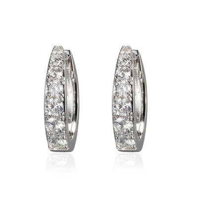 Zircon Silver Earrings