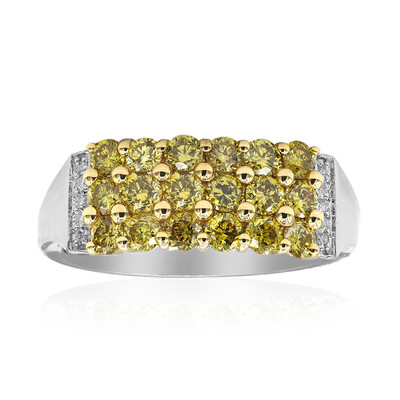 14K SI1 Yellow Diamond Gold Ring (CIRARI)