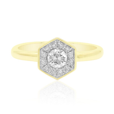 14K SI1 (G) Diamond Gold Ring (Annette)