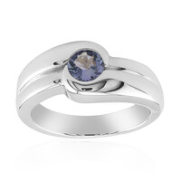 Unheated Tanzanite Silver Ring (Pallanova)