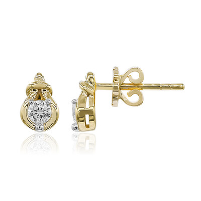 9K SI1 (G) Diamond Gold Earrings (Annette)