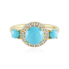 Sleeping Beauty Turquoise Silver Ring