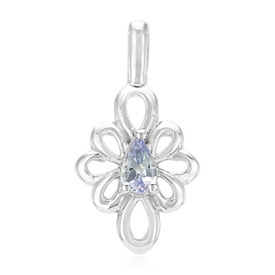 Fancy Tanzanite Silver Pendant