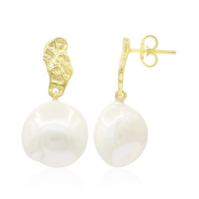 Freshwater pearl Silver Earrings (TPC)