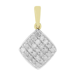 9K I4 (J) Diamond Gold Pendant