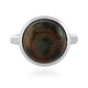 Golden Pietersite Silver Ring