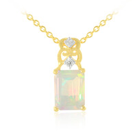 Welo Opal Silver Necklace