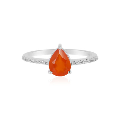 Carnelian Silver Ring