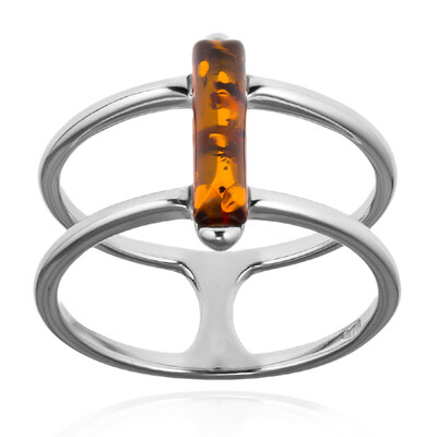 Baltic Amber Silver Ring (dagen)