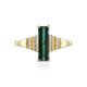 Benedito Green Tourmaline Silver Ring