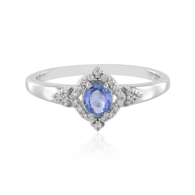 Ceylon Blue Sapphire Silver Ring