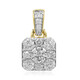 9K SI1 (G) Diamond Gold Pendant (Annette)