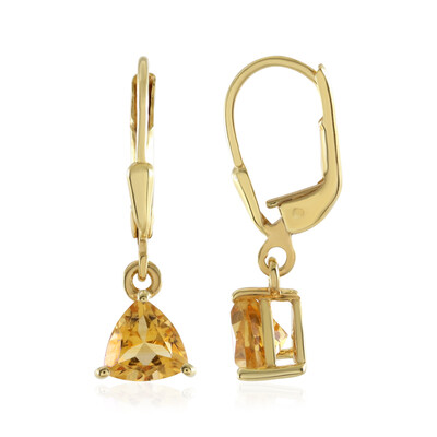 Citrine Silver Earrings