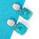 Turquoise Silver Earrings