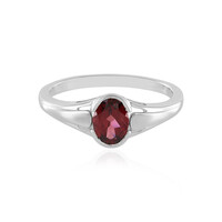 Mozambique Garnet Silver Ring