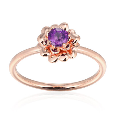 Zambian Amethyst Silver Ring