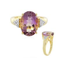 Ametrine Silver Ring