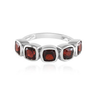 Mozambique Garnet Silver Ring