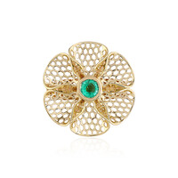 9K Colombian Emerald Gold Ring (Ornaments by de Melo)