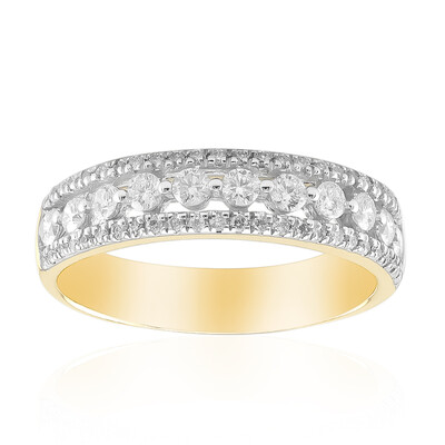 9K SI1 (G) Diamond Gold Ring (Annette)