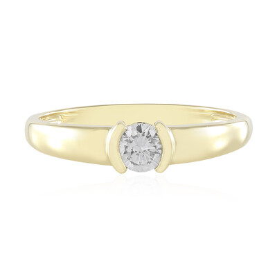 9K SI2 (H) Diamond Gold Ring