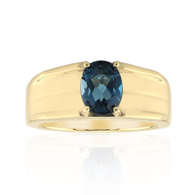 9K London Blue Topaz Gold Ring