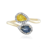 9K Yellow Sapphire Gold Ring