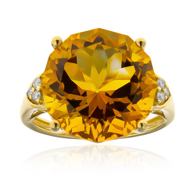 14K Citrine Gold Ring (CIRARI)