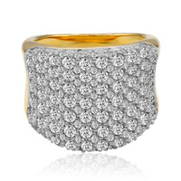 14K SI1 (G) Diamond Gold Ring