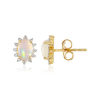 Welo Opal Silver Earrings