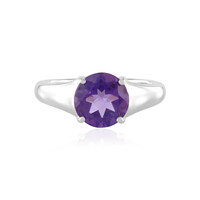 Siberian Amethyst Silver Ring