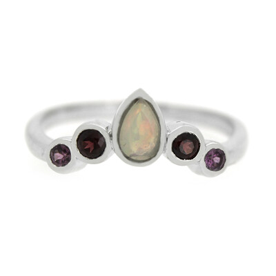 Welo Opal Silver Ring